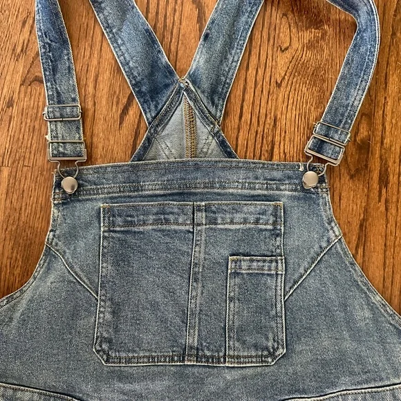 Lane Bryant ankle straight-leg denim overalls new with tags! - Picture 4 of 11